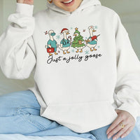 Humorous Medical Staff Goose Sweatshirt, Christmas Nurse Hoodie, Holiday RN Nursing Student Hoodie, Winter Healthcare Worker Pullover