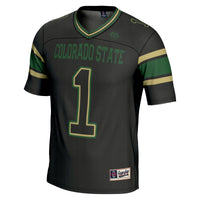 #1 Colorado State Rams Endzone Football Jersey - Black