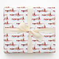 Watercolor Sculling Crew Gift Wrap, Rowing Santa Wrapping Paper, Sports Christmas Wrapping Paper, Rower Holiday Gift Wrap Paper