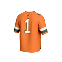 #1 Florida A&M Rattlers Collegiate Football Fashion Jersey - Orange