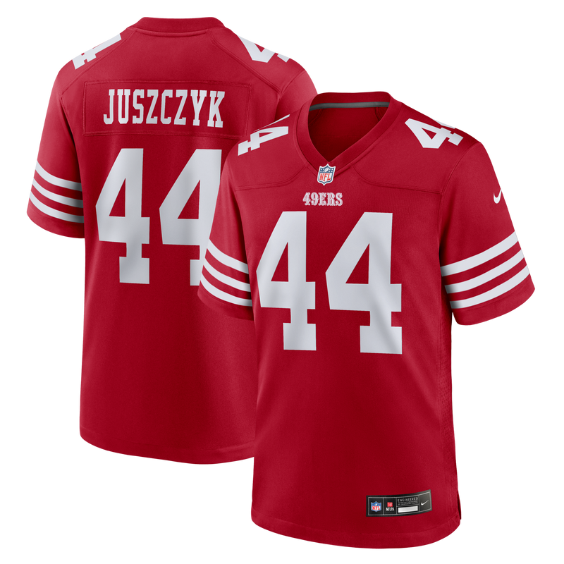 San Francisco 49ers Kyle Juszczyk Scarlet Player Game Jersey