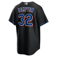 New York Mets Mike Hampton Black 2022 Alternate Replica Player Jersey