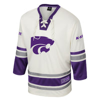 Kansas State Wildcats Puck Proud Fashion Hockey Jersey - Cream