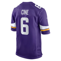 Minnesota Vikings Lewis Cine Purple Game Player Jersey