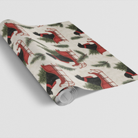 Curly Retriever Holiday Gift Wrap, Curly-Coated Retriever Christmas Wrapping Paper, Dog Lover Xmas Wrapping Paper, Dog Holiday Paper Roll