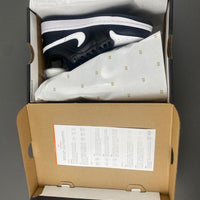 Low Top Sneakers, White Black Colorway, Lace Up Design, Casual Gift for Sneaker Fans