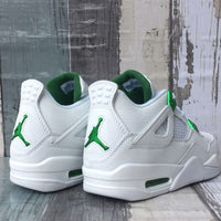 Sneakers, White Green Colorway, Lace Up Design, Casual Gift for Sneaker Fans