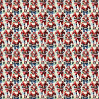 Sports Festive Holiday Gift Wrap, Soccer Santa Christmas Wrapping Paper, Futbol Player Xmas Wrapping Paper, Soccer Fan Gift Wrapping Paper