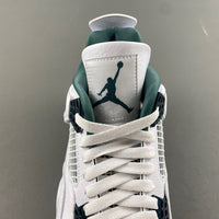 Low Top Sneakers, White Green Colorway, Lace Up Design, Casual Gift for Sneaker Fans