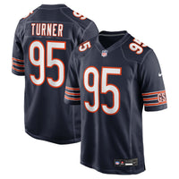 Chicago Bears Shemar Turner Navy Team Game Jersey