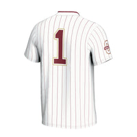 Charleston Cougars Lightweight Collegiate Softball Fashion Jersey - White