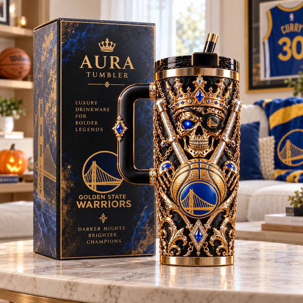 GSW Regalia - Crowned Skull Wraparound Tumbler - main