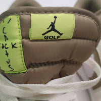Golf Shoes, Olive Black Cream Colorway, Reverse Hook Design, Lace Up Design, Casual Gift for Shoe Lovers