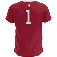 Alabama Crimson Tide Lightweight Soccer Fashion Jersey - Crimson