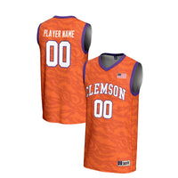 Clemson Tigers NIL Pick-A-Player Basketball Lightweight Jersey - Orange