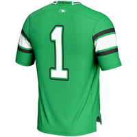 #1 North Dakota Endzone Football Jersey - Kelly Green
