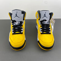 High Top Sneakers, Yellow Colorway, Lace Up Design, Casual Gift for Sneaker Fans