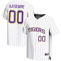 LSU Tigers NIL Pick-A-Player Lightweight Baseball Jersey - White
