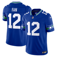 Seattle Seahawks 12s Royal Alternate Stitched Limited Jersey