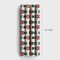 Ballet Soldier Holiday Gift Wrap, Nutcracker Christmas Wrapping Paper, Watercolor Traditional Wrapping Paper, Festive Gift Wrap Roll