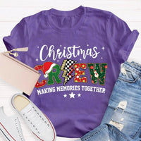 Making Memories Together Holiday Shirt, Christmas Crew Shirt, Family Matching Christmas Tee, Group Holiday Graphic Shirt, Christmas Present