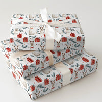 Adorable Watercolor Llama Gift Wrap, Christmas Llama Wrapping Paper, Festive Alpaca Llama Wrapping Paper, Winter Holiday Animal Present Wrap