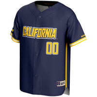 Cal Bears NIL Pick-A-Player Lightweight Baseball Jersey - Navy