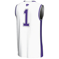 #1 Kansas State Wildcats Lightweight Basketball Jersey - White