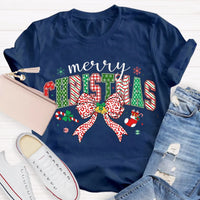 Adorable Holiday Educator Shirt, Merry Christmas Teacher T-Shirt, School Teacher Graphic Tee, Winter Christmas Teacher Shirt, Teacher Xmas Present