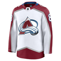 Colorado Avalanche Cale Makar White Away Premium Jersey