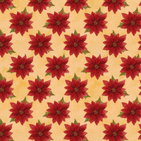 Floral Holiday Gift Wrap Roll, Watercolor Poinsettia Christmas Wrapping Paper, Festive Botanical Wrapping Paper, Elegant Xmas Gift Wrap