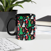 Rude Adult Christmas Coffee Mug, Naughty Penis Snowman Ceramic Mug, Sarcastic Holiday Coffee Cup, Humorous White Elephant Secret Santa Present