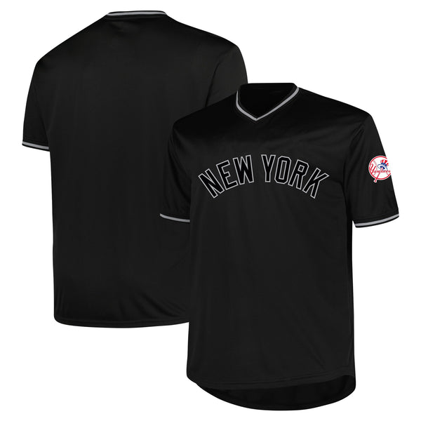 New York Yankees Black Big & Tall Pop Fashion Jersey