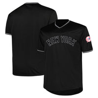 New York Yankees Black Big & Tall Pop Fashion Jersey