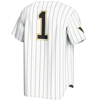 #1 Vanderbilt Commodores Lightweight Baseball Jersey - White