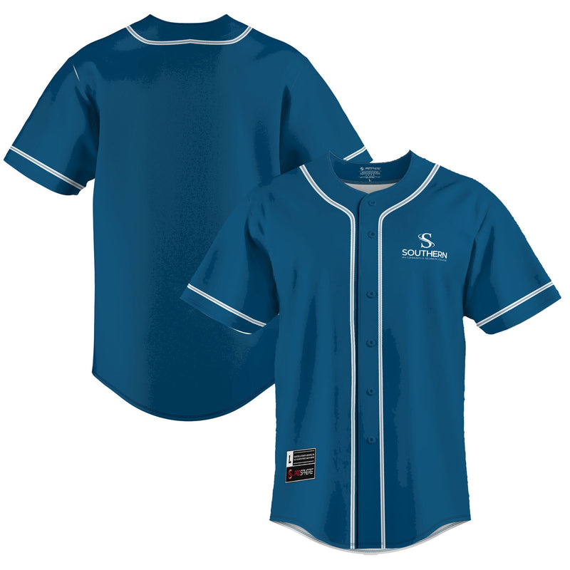 Southern West Virginia Community and Technical College Lightweight Baseball Jersey - Blue