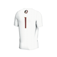 #1 Florida State Seminoles Lightweight Collegiate Soccer Fashion Jersey - White