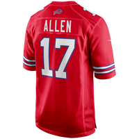 Buffalo Bills Josh Allen Red Alternate Game Player Jersey