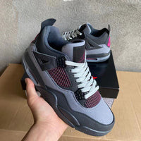 Mid Top Sneakers, Gray Black Colorway, Lace Up Design, Casual Gift for Sneaker Fans