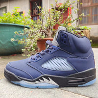 Sneakers, Navy Blue Colorway, Lace Up Design, Casual Gift for Sneaker Fans