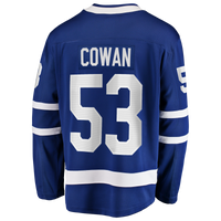 Toronto Maple Leafs Easton Cowan Blue Home Breakaway Jersey
