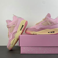 Retro Low Top Sneakers, Pink Colorway, Lace Up Design, Casual Gift for Sneaker Fans