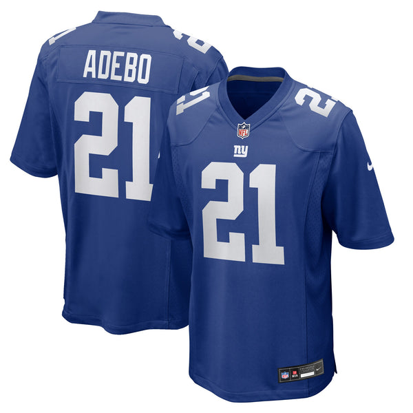 New York Giants Paulson Adebo Royal Team Game Jersey