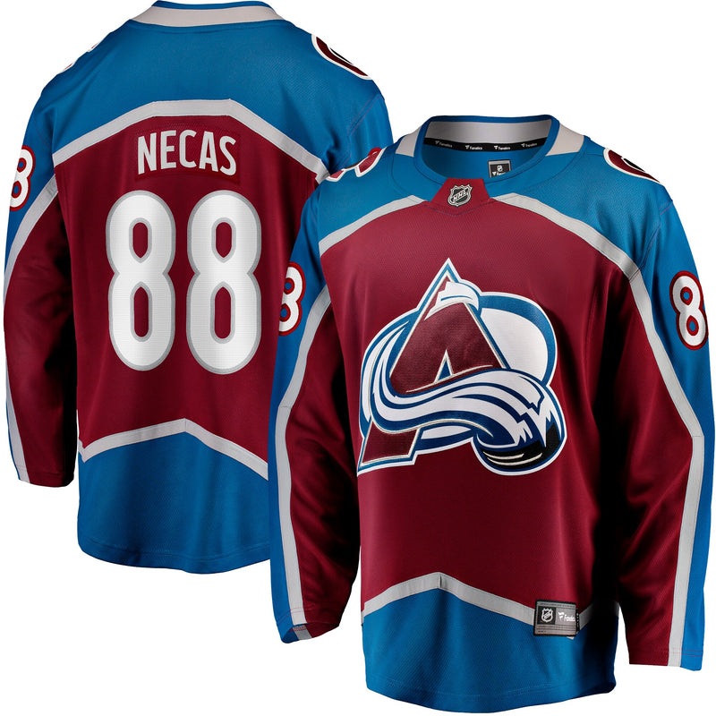 Colorado Avalanche Martin Necas Burgundy Breakaway Player Jersey