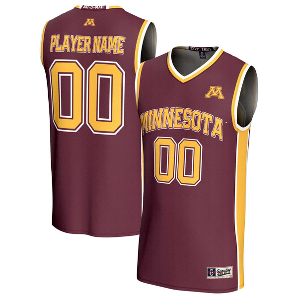 Minnesota Golden Gophers Lightweight Collegiate Basketball NIL Pick-A-Player Fashion Jersey - Maroon