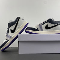 Low Top Sneakers, Blue White Black Colorway, Lace Up Design, Casual Gift for Sneaker Fans