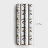 Dirt Bike Holiday Gift Wrap, Motocross Christmas Wrapping Paper, Red Dirtbike Christmas Wrapping Paper, Motorcycle Rider Holiday Present Paper