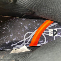 High Top Sneakers, White Black Orange Colorway, Lace Up Design, Casual Gift for Sneaker Fans