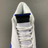 Retro Low Top Sneakers, Blue White Colorway, Lace Up Design, Casual Gift for Sneaker Fans