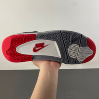 Mid Top Sneakers, Black Red Colorway, Lace Up Design, Casual Gift for Sneaker Fans